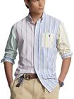 Polo Ralph Lauren (Men's L) Classic-Fit Cotton Oxford Fun Shirt Multi LT. ED.