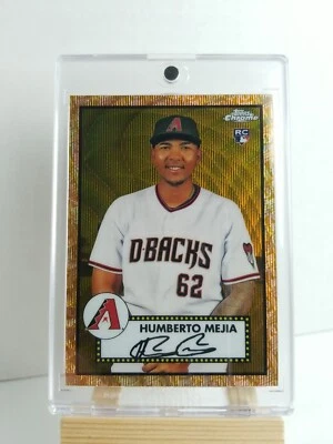 2021 Humberto Mejia # 136 RC Topps Chrome Platinum Anniversary Rose Gold 11/50 - Image 1 of 3