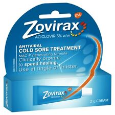 Zovirax Cold Sore Treatment Cream 2g Tingle or Blister Speed Healing