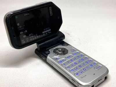 Docomo ALTA VELOCIDAD F903iX plateado FOMA japonés teléfono plegable Keitai teléfono celular jp Foto 1 de 4