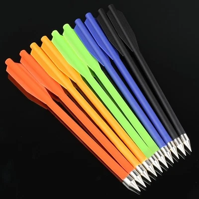 6.3" Plastic Arrows Mini Bow Bolts Archery Vanes Pistol Bow Shooting Hunting - Image 1 of 4