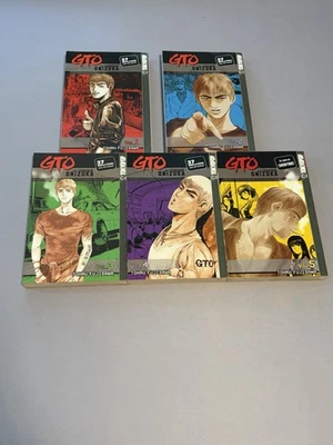 GTO: Great Teacher Onizuka Vol 1-5 Lot ( 1 2 3 4 5 ) English Manga RARE & OOP - Image 1 of 2