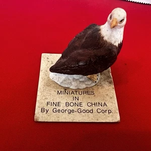 Vintage George Good Miniature Eagle *On The Paper Still - Picture 1 of 8
