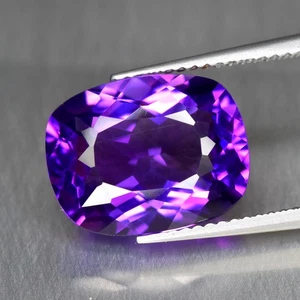 Cojín de 6,55 quilates_Hermosa piedra preciosa de amatista púrpura vívida natural_Bolivia - Imagen 1 de 1