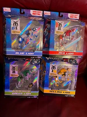 Voltron Metal Defender Die Cast Loins; lot of 4 different lions NIB FREEE SHIP! - Image 1 of 3