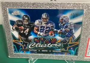 Lijadoras/Smith/Payton Clusters 2024 Topps Chrome Cosmic #SLC-5 azul/99 PSA 9 - Imagen 1 de 14