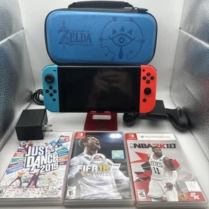 Consola Nintendo Switch, Dock, Cables, Accesorios + Juegos Incluidos - Imagen 1 de 14
