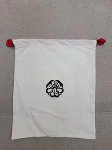 Alexander Mcqueen Borsa da viaggio portapolvere con coulisse bianca 14”x 17” - Foto 1 di 5