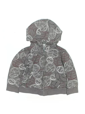Moletom com capuz BABIES R US masculino cinza com zíper 24 meses - Imagem 1 de 2