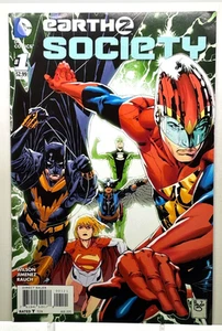 Earth 2: Society #1 (cubierta variante Paulo Siqueria/Cam Smith) (DC Comics, 2015) - Imagen 1 de 3