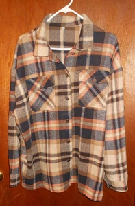 Men's Fall Paid Colors X Soft  Shirt Long Sleeve Button Up Size 2X Large - Picture 1 of 8
