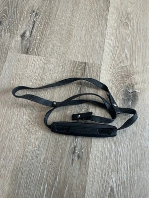 HONEYWELL PENTAX 1/2 INCH BLACK LEATHER CAMERA STRAP WITH PAD RARE - Image 1 of 4