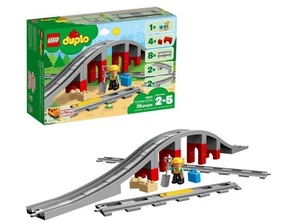 LEGO DUPLO Town Train Bridge and Tracks 10872 - Toy Set for Kids and Toddlers - Picture 1 of 3