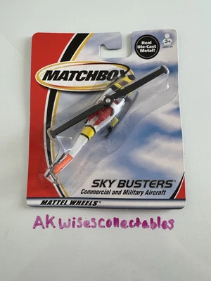 RARE NEW Matchbox Sky busters 1999 Rescue Helicopter Yellow - Image 1 of 3