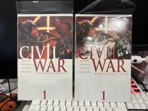 MARVEL CIVIL WAR 1-7 COMPLETE SET +Extras 2006 1, 1B, 2, 2 3 3 3 4 4 5 5 6 7 - Picture 1 of 6