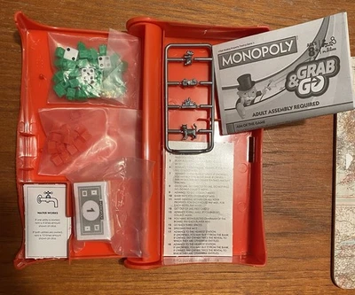 Monopoly Grab and Go Travel Board Game - Image 1 of 4