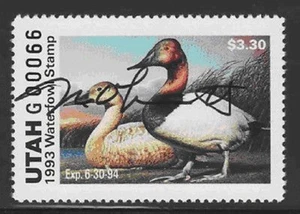 UT-8G(s)  Utah State Duck Stamp  Signed  #UT8GS50 DSS - Picture 1 of 1