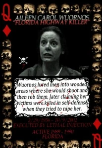 Wuornos Highway Killer, Killer Card Playing/Trading Card - Imagen 1 de 2