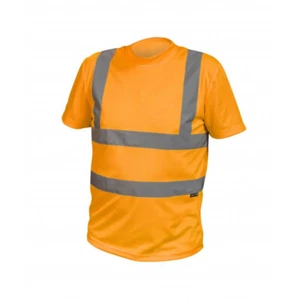 Högert Warnschutz T-Shirt "Rossel" in Gelb o. Orange Warnshirt Sicherheitsshirt - Bild 1 von 3