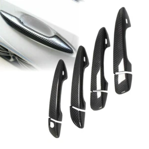 Gloss Real Dry Carbon Fiber Keyless Entry Handle Cover Fits 10-15 RX350 RX450H - Picture 1 of 3