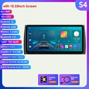 Für BMW X5 E53 Carplay GPS Navi 10.33" Android 12 Car Stereo Radio 32GB DSP SWC - Picture 1 of 14