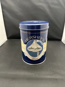 Lata de metal vintage 1989 Hershey's Milk Chocolate Kisses coleccionable 6" - Imagen 1 de 7