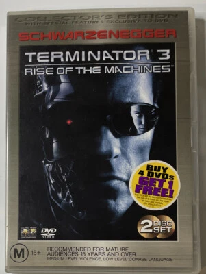 Terminator 3 Rise Of The Machines (2003) DVD Movie - Collectors Edition - M15+ - Image 1 of 4