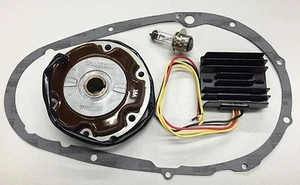 TRIUMPH HIGH OUTPUT 12 VOLT 200 WATT ALTERNATOR KIT 650 750 MODELS 1963-1979 - Picture 1 of 1