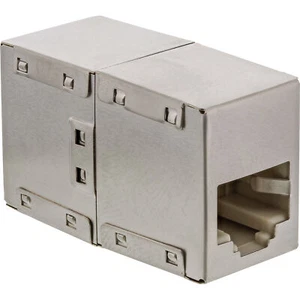 3 x InLine Patchkabelkupplung Cat.5e 2x RJ45 Buchse geschirmt Vollmetall - Bild 1 von 1