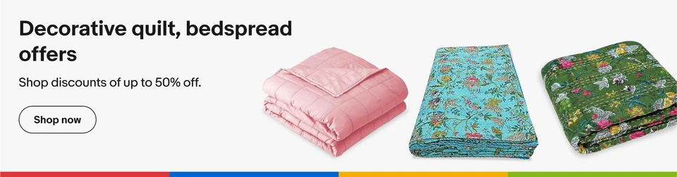 Decorative quilts & bedspreads discount sale