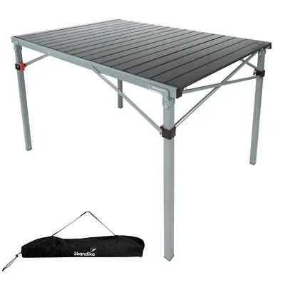 Skandika Aluminium Folding Table Maikku 6 Persons 107x70x70 cm New