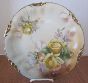 Gorgeous E.S. (Erdmann Schlegelmilch) Prussia 1811 Cake or Serving Plate - Picture 1 of 9