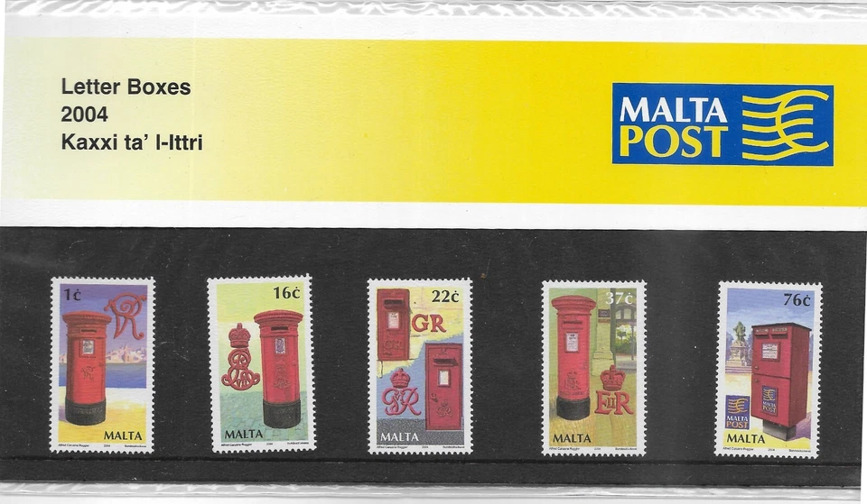 Malta 2004 Buzones, Pack Presentación Completo (FDC32) Foto 1 de 1