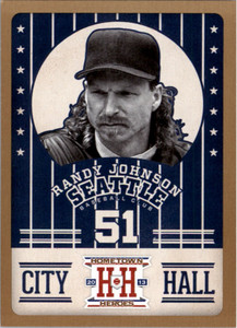 2013 (MARINERS) Hometown Heroes City Hall Gold #3 Randy Johnson