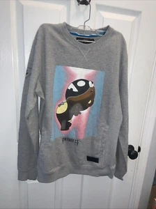 Entree Lifestyle Misunderstood Mens White Sweatshirt Side Pockets Size L - Picture 1 of 9
