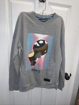 Entree Lifestyle Misunderstood Mens White Sweatshirt Side Pockets Size L - Image 1 of 4