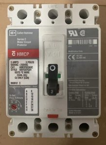 Eaton HMCP003A0C MOTOR CIRCUIT PROTECTOR 3p  3a, 600vac, Style: 6601C87G01 - Picture 1 of 6