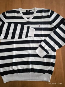 US POLO ASSN. Pullover Gr. L blau-weiß Achselweite ca. 60cm - Bild 1 von 14