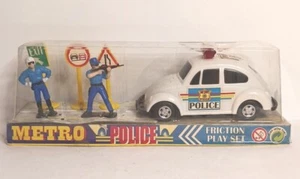 Volkswagon VW Beetle Metro Police Der Grune Punkt Play Set 2 Factory Sealed - Picture 1 of 8