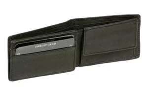 Minibörse RFID-Schutz Mini Scheintasche mit Klappe extra flach Portemonnaie - Bild 1 von 9