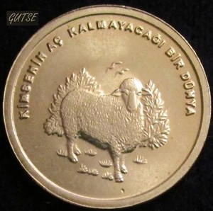 TURKEY, 500,000 LIRA 2002, ONE SHEEP, UNCIRCULATED. - Picture 1 of 2
