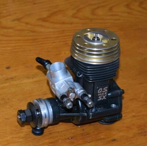 2002 OS SX 91 Heli RC 15cc model airplane engine 60K Carburetor .91 vintage max - Picture 1 of 5