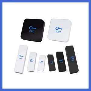 Door Touch Exit Button Push Home Release Switch Panel Access Control LED Light - Picture 1 of 23