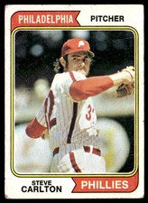 1974 Topps #95 Steve Carlton (poor)   Baseball Philadelphia Phillies