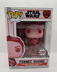 Funko Pop Vinyl Star Wars Fennec Shand 499 Valentine Figure Collectable NEW UK - Picture 1 of 7