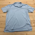 Peter Miller Blue Striped Sumer Comfort Short Sleeve Cotton T-Shirt Men&#39;s XL