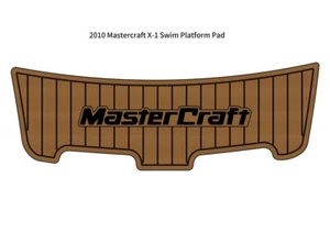 2010 Mastercraft X-1 Swim Platform Pad Boat EVA Foam Faux Teak Deck Flooring Mat - Picture 1 of 17