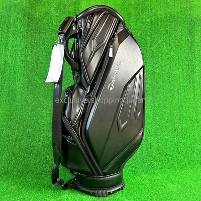 TaylorMade Golf Premium Modern Cart Bag 9.5 x 47in 4-way 3.8kg 2024 Model Black - Image 1 of 4