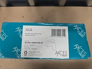 VADO Ava Mono Basin Mixer Tap AX-AVA-100/SB-FR5-CP - Picture 1 of 9
