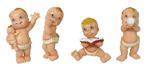 Galoob Magic Diaper Babies Figures Lot Of 4 Mini Figures PVC 2" VTG 1991 - Picture 1 of 19